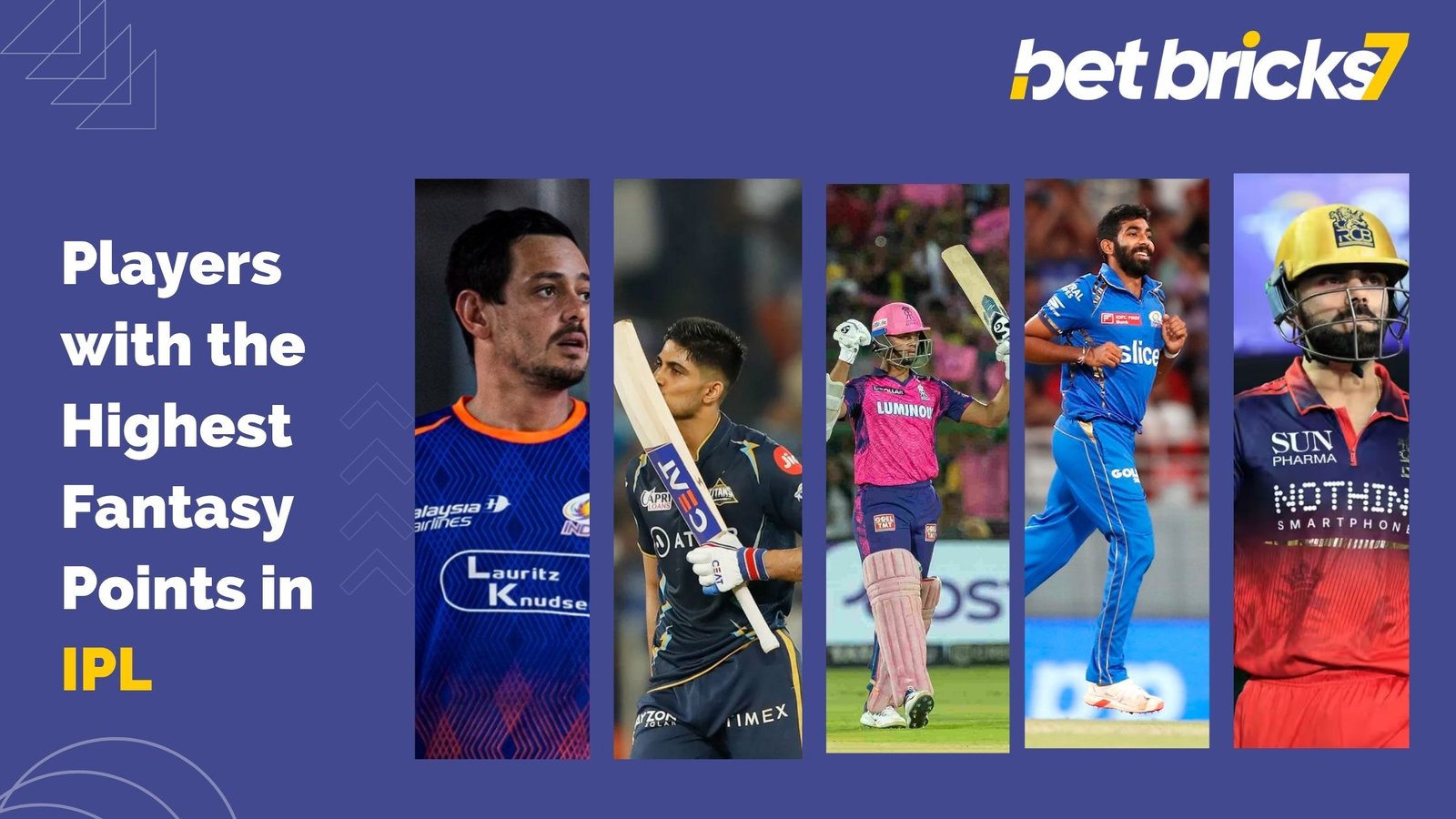 Players with the Highest Fantasy Points in IPL